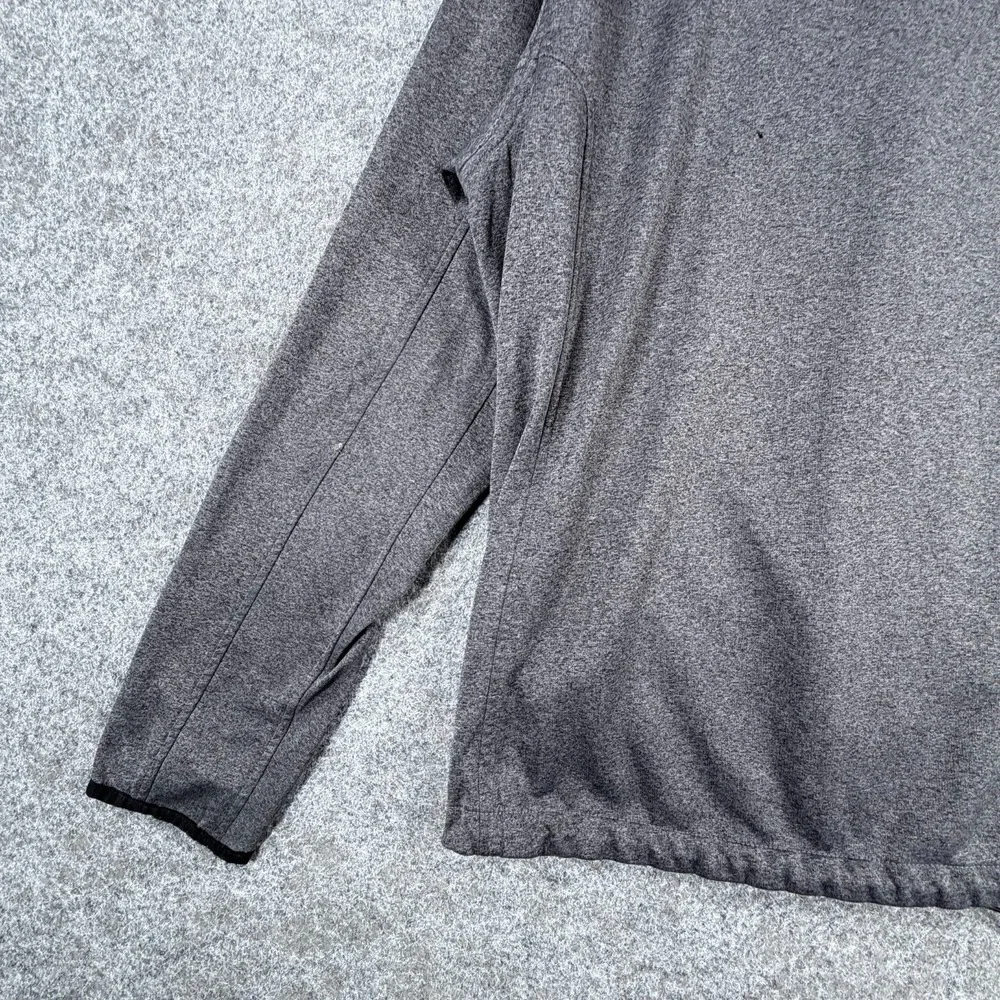 The North Face Jacket Mens XL Gray Full Zip Fleece Lined Mock Neck Lightweight